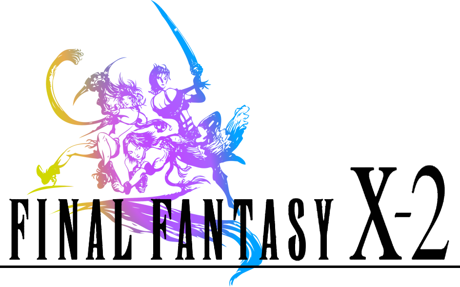 Final Fantasy X-2 title screen for Playstation 2